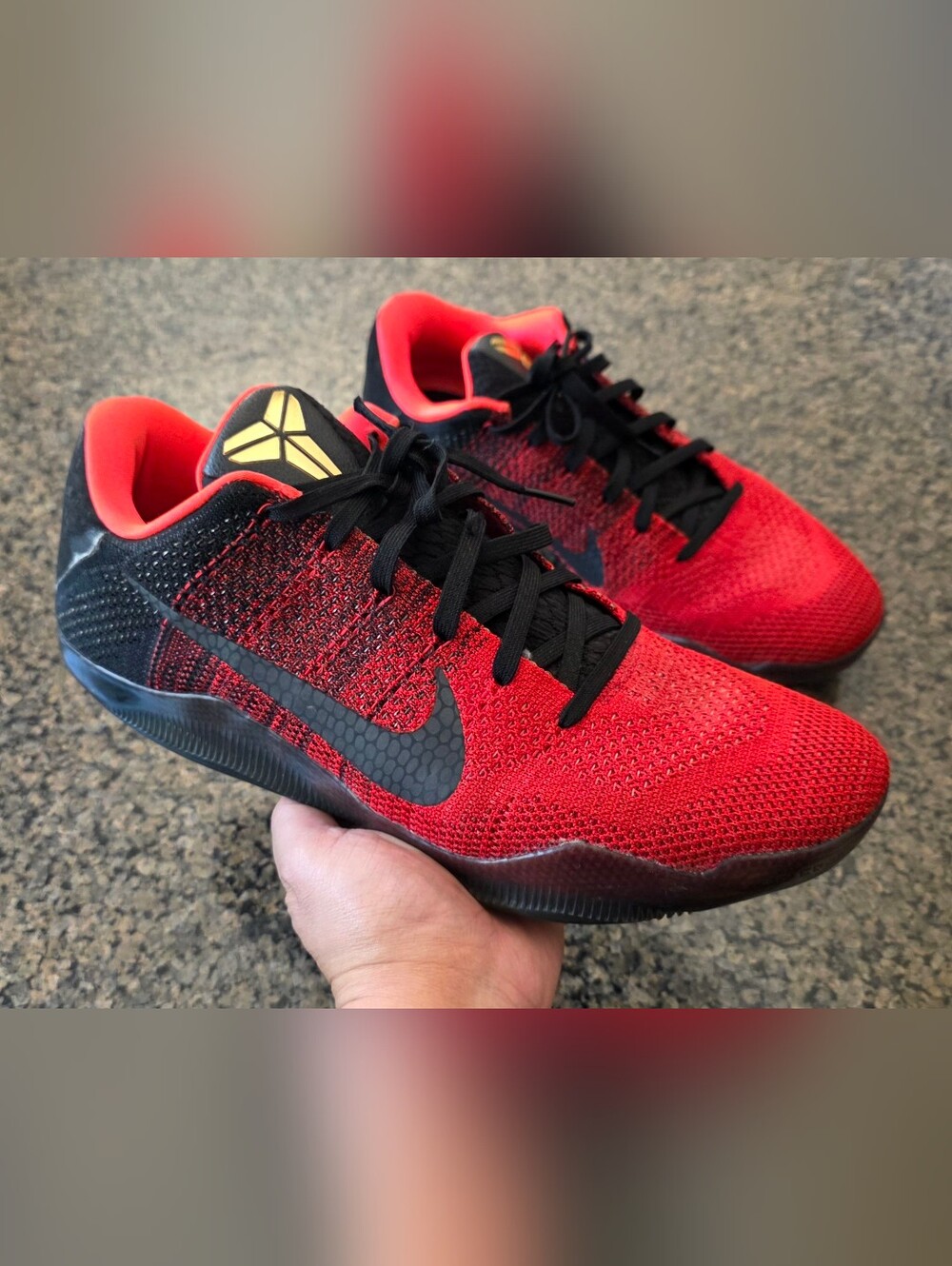 Nike Kobe 11 Elite Low Achilles Heel Men’s Size 14 Pre-owned Sneakers 822675-670